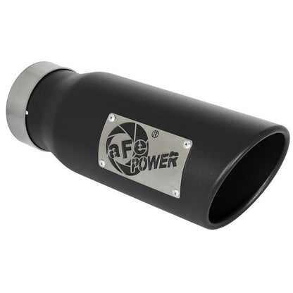 aFe Vulcan 3in 304 SS Cat-Back Exhaust 2021 Ford F-150 V6 2.7L/3.5L (tt)/V8 5.0L w/ Black Tips