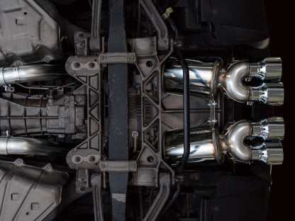 AWE Tuning C6 Chevrolet Corvette Z06/ZR1 Touring Edition Axle-back Exhaust w/ Chrome Silver Tips