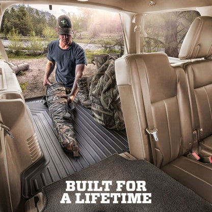 Husky Liners 21-23 Suburban/Yukon XL Weatherbeater Cargo Liner Behind 2rd Row Over Folded 3rd Rw BLK