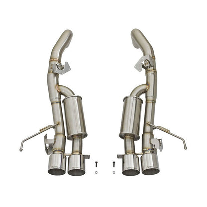aFe MACHForce XP 3in-2 1/2in Axle Back 304SS Exhaust w/ Polished Tips 14-17 Chevy Corvette V8-6.2L