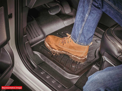 WeatherTech 17-26 Ford F-250/350/450/550 CrewCab Rear FloorLiner HP (Vinyl Floor) - Black