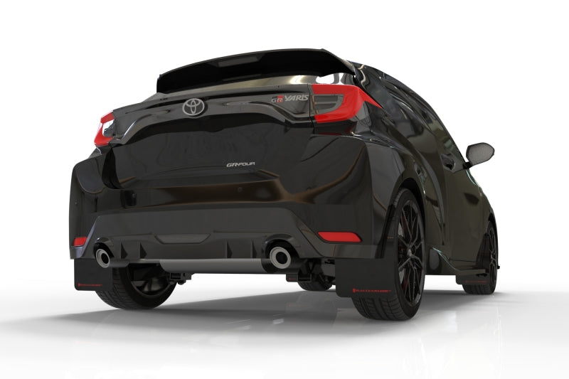 Rally Armor 20-26 Toyota GR Yaris Black Mud Flap w/Red Logo