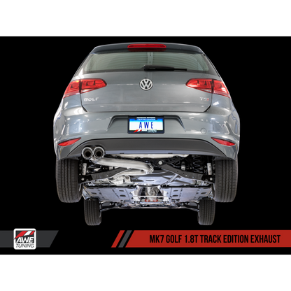 AWE Tuning VW MK7 Golf 1.8T Track Edition Exhaust w/Diamond Black Tips (90mm)