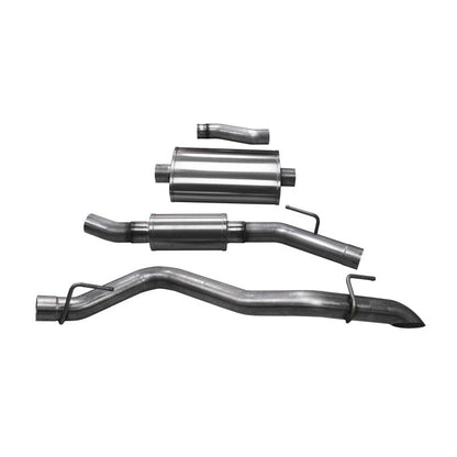 Corsa 2020 Jeep Gladiator JT 3.0in Cat-Back Touring Single Side Exit w/ Turn Down Tip