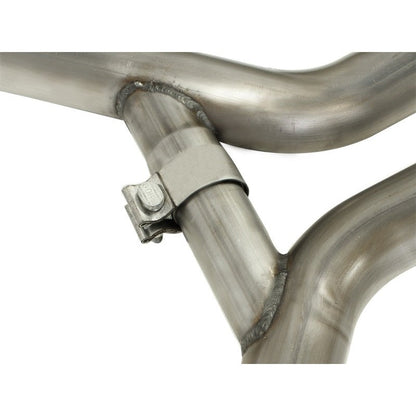 aFe MACHForce XP Exhaust 2.5in Stainless Steel CB/10-13 Chevy Camaro V6-3.6L (td) (polished tip)