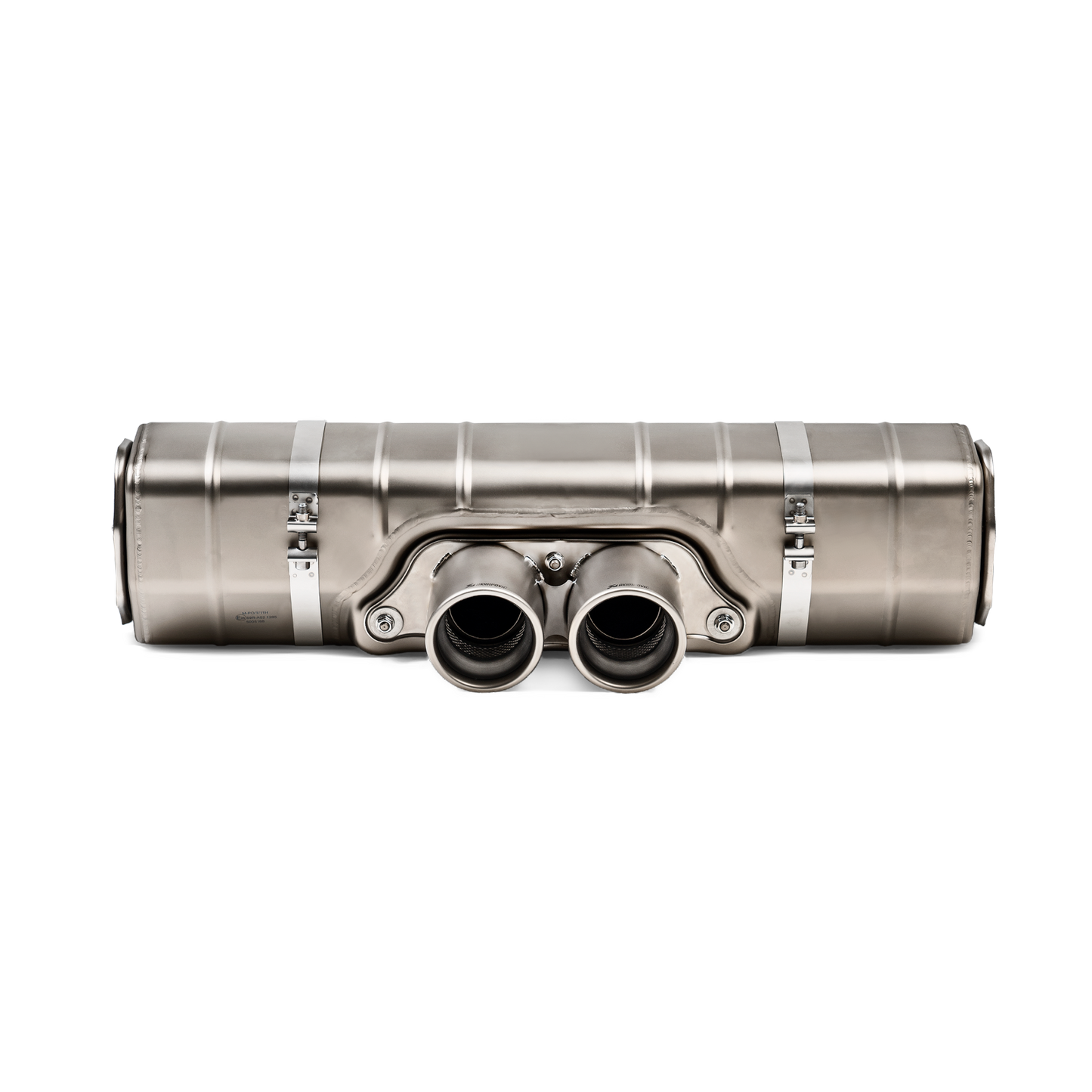 Akrapovič Slip-On Line Exhaust (Titanium) w/Titanium Tips - 2018-2019 Porsche GT3/GT3 Touring (991.2)