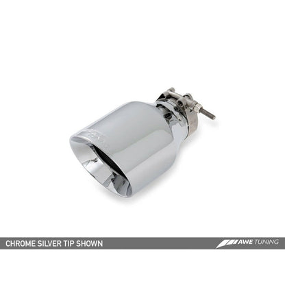 AWE Tuning VW MK7 Golf SportWagen Track Edition Exhaust w/Chrome Silver Tips (90mm)
