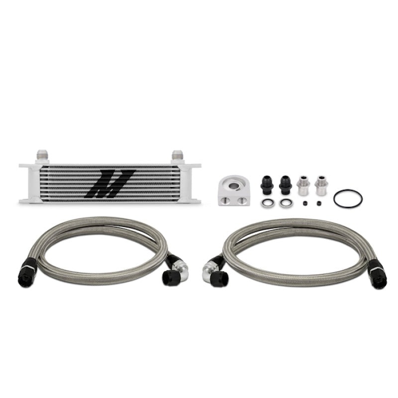 Mishimoto Universal 10 Row Oil Cooler Kit (Metal Braided Lines)