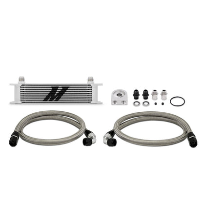 Mishimoto Universal 10 Row Oil Cooler Kit (Metal Braided Lines)