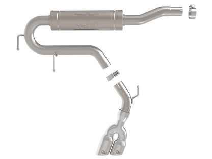 aFe Rebel Series 2-1/2in 304 Stainless Steel Cat-Back w/ Polished TipFord Maverick 22-26 L4-2.5L FWD