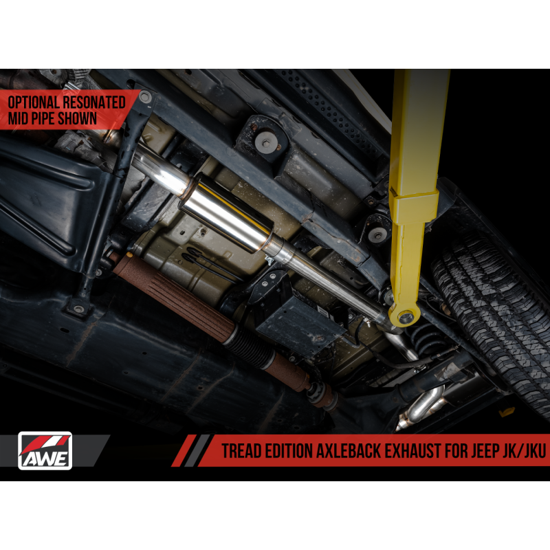 AWE Tuning 07-18 Jeep Wrangler JK/JKU 3.6L Resonated Mid Pipe