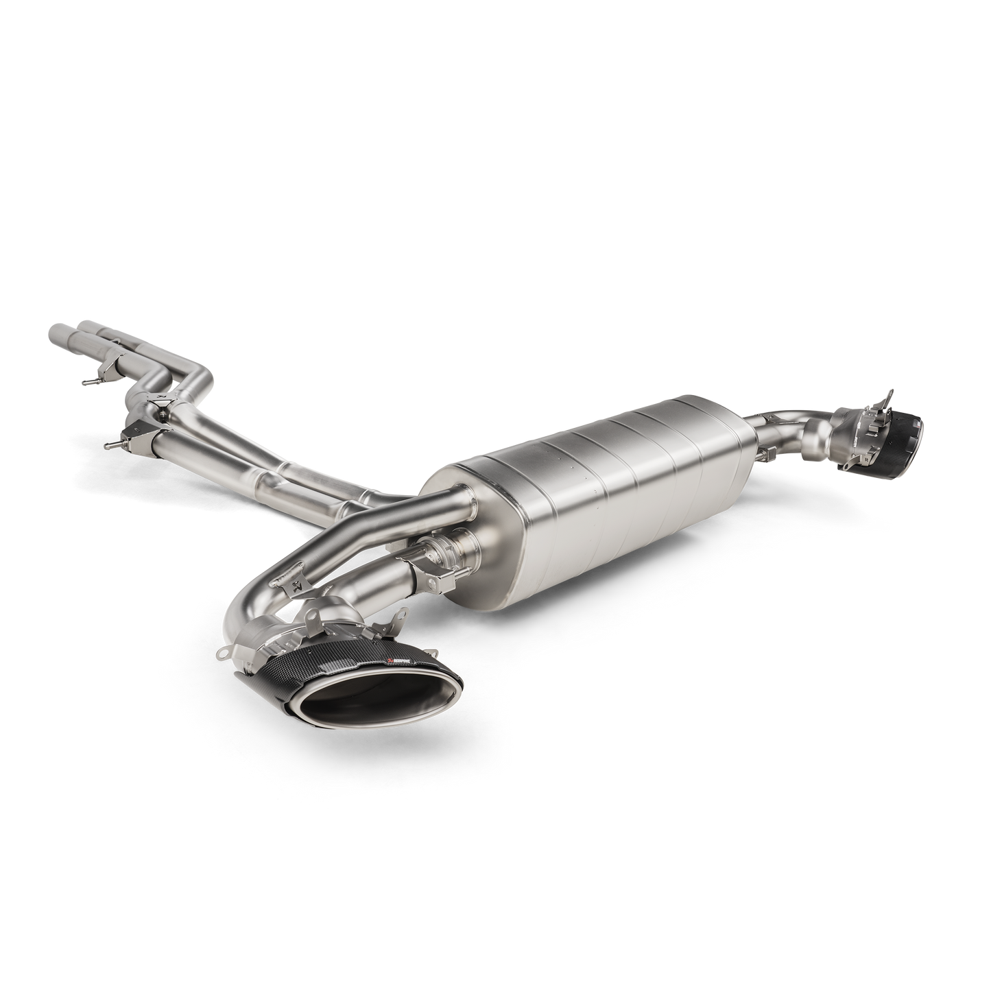 Akrapovič Evolution Line Catback Exhaust (Titanium) w/Carbon Tips - 2020+ Audi RSQ8