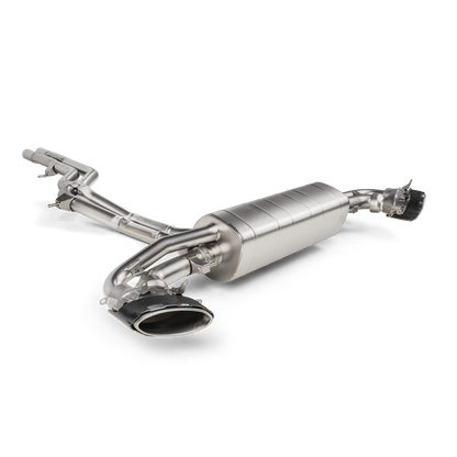 Akrapovič Evolution Line Catback Exhaust (Titanium) w/Carbon Tips - 2020+ Audi RSQ8
