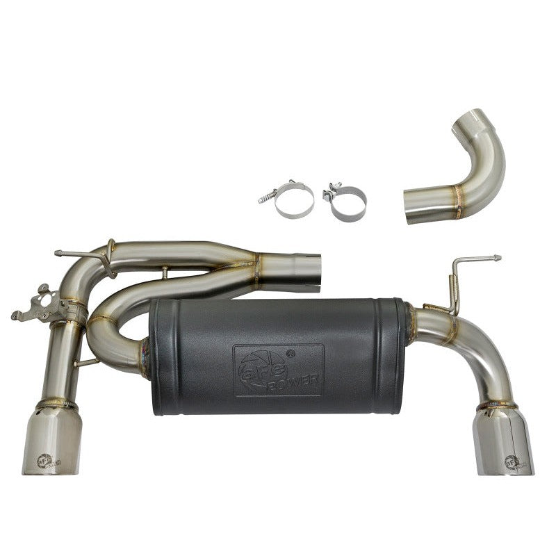 aFe MACHForce XP Exhausts Axle-Back 12-15 BMW 335i 3.0T (SS w/Polished Tips)
