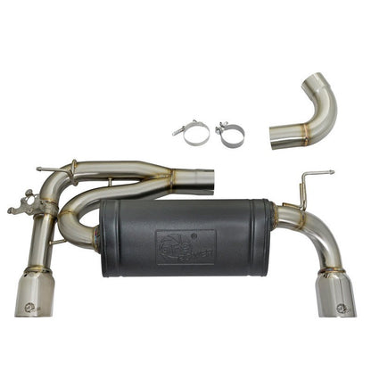 aFe MACHForce XP Exhausts Axle-Back 12-15 BMW 335i 3.0T (SS w/Polished Tips)