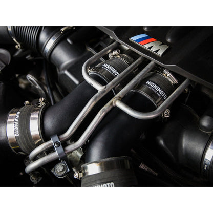 Mishimoto 12-16 BMW F10 M5 Intercooler Pipe Kit Micro Wrinkle Black