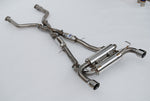 Invidia 2022+ Nissan Z 70mm Gemini Cat Back Exhaust - Rolled SS Tips