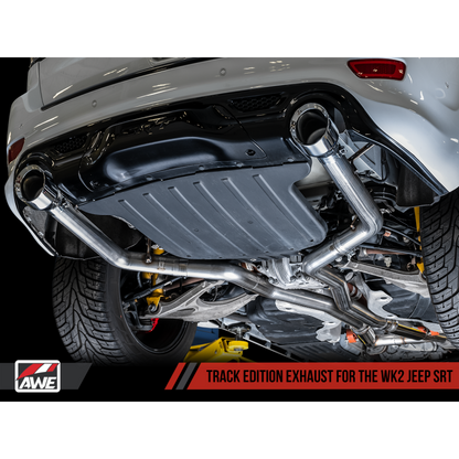 AWE Tuning 2020 Jeep Grand Cherokee SRT Track Edition Exhaust - Chrome Silver Tips
