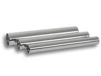Vibrant 2.75in O.D. Universal Aluminum Tubing (18in long Straight Pipe) - Polished