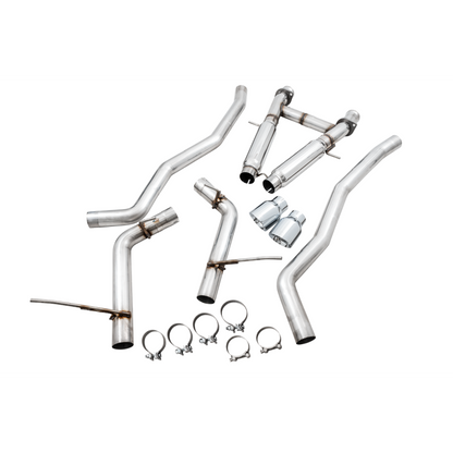 AWE Tuning 2020 Jeep Grand Cherokee SRT Track Edition Exhaust - Chrome Silver Tips