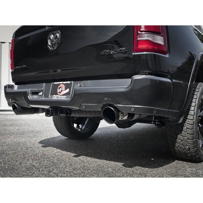 aFe Gemini XV 3in 304 SS Cat-Back Exhaust 19-21 Ram 1500 V8 5.7L Hemi w/ Black Tips