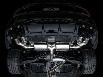 AWE Tuning 22-24 Audi 8Y S3 Touring Edition Exhaust - Diamond Black Tips