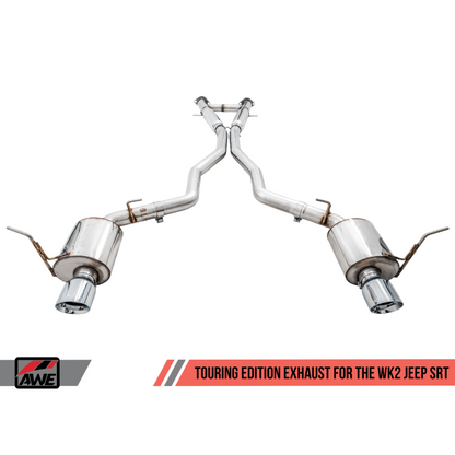 AWE Tuning 2020 Jeep Grand Cherokee SRT Touring Edition Exhaust - Chrome Silver Tips