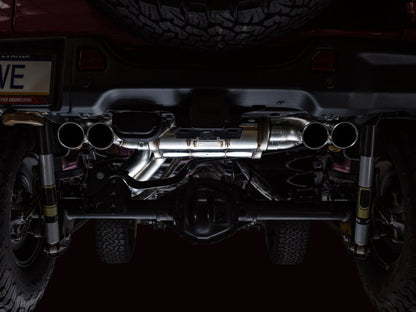 AWE Tuning 21+ Wrangler 392 Switchpath Cat-Back Exhaust- Quad BashGuards