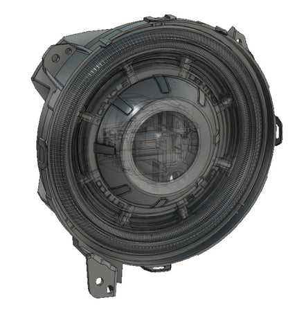 Oracle Jeep JL/Gladiator JT Oculus Bi-LED Projector Headlights - Amber/White Switchback