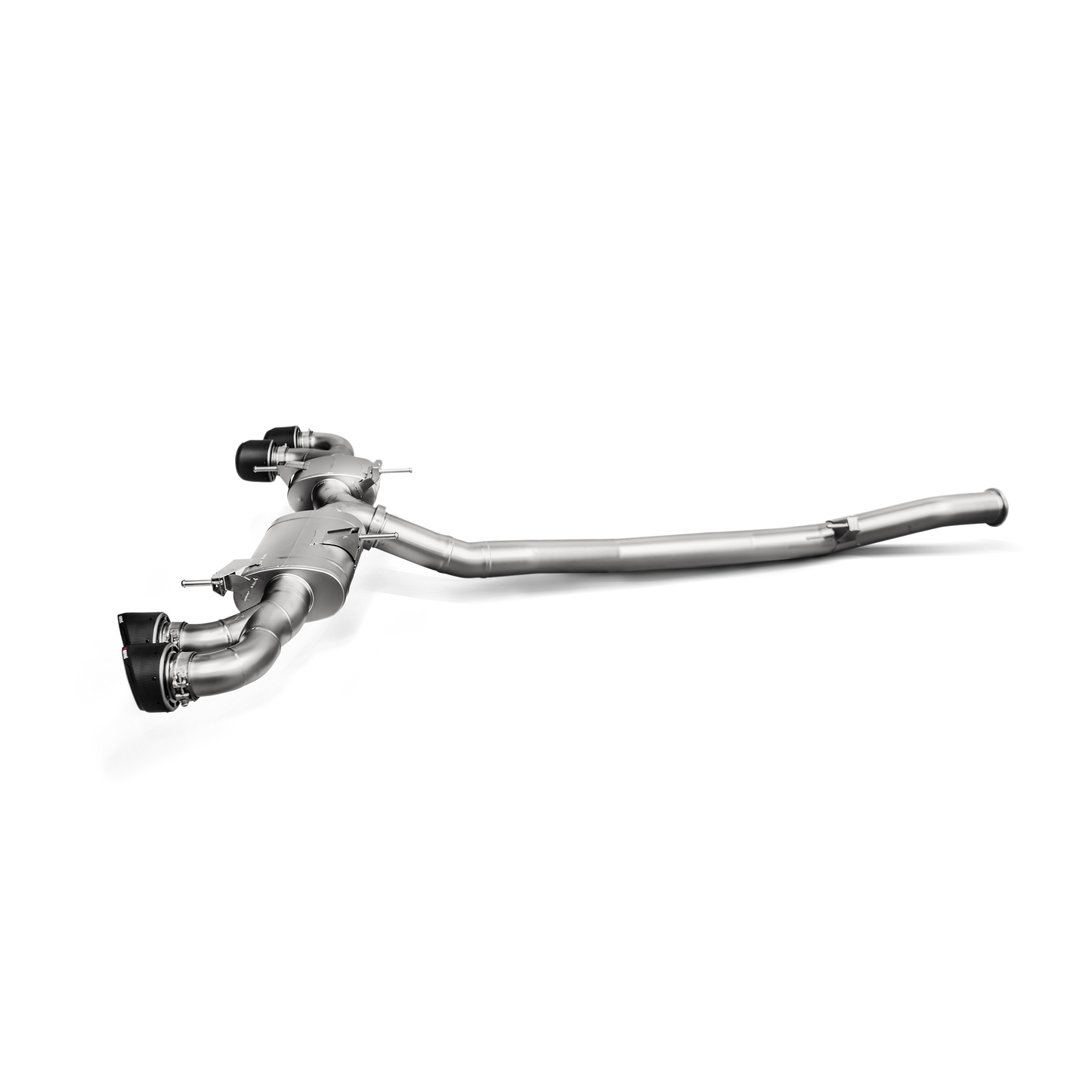 Akrapovič Evolution Line Catback Exhaust (Titanium) w/o Tips - 2008-2025 Nissan GT-R