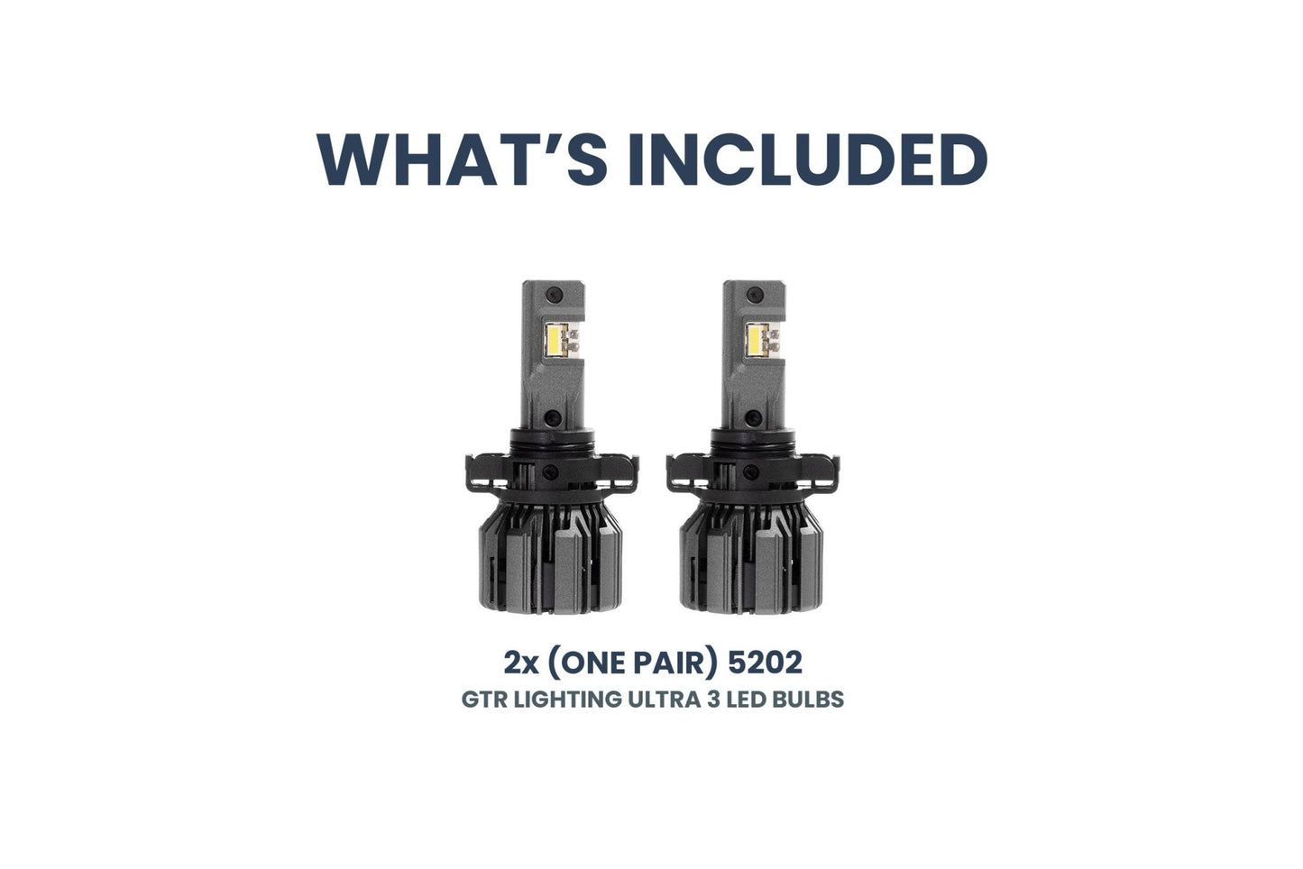 5202: GTR Lighting Ultra 3 (Pair) - LED Bulbs - GTR Lighting