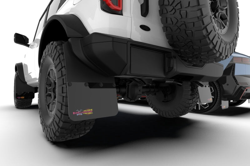 Rally Armor 21-25 Ford Bronco RB-ST Running Board-Steel Rear Bumper BCE Logo