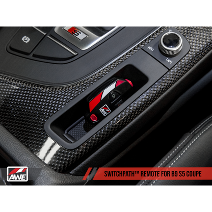 AWE Tuning Audi B9 S5 Coupe SwitchPath Exhaust w/ Chrome Silver Tips (102mm)