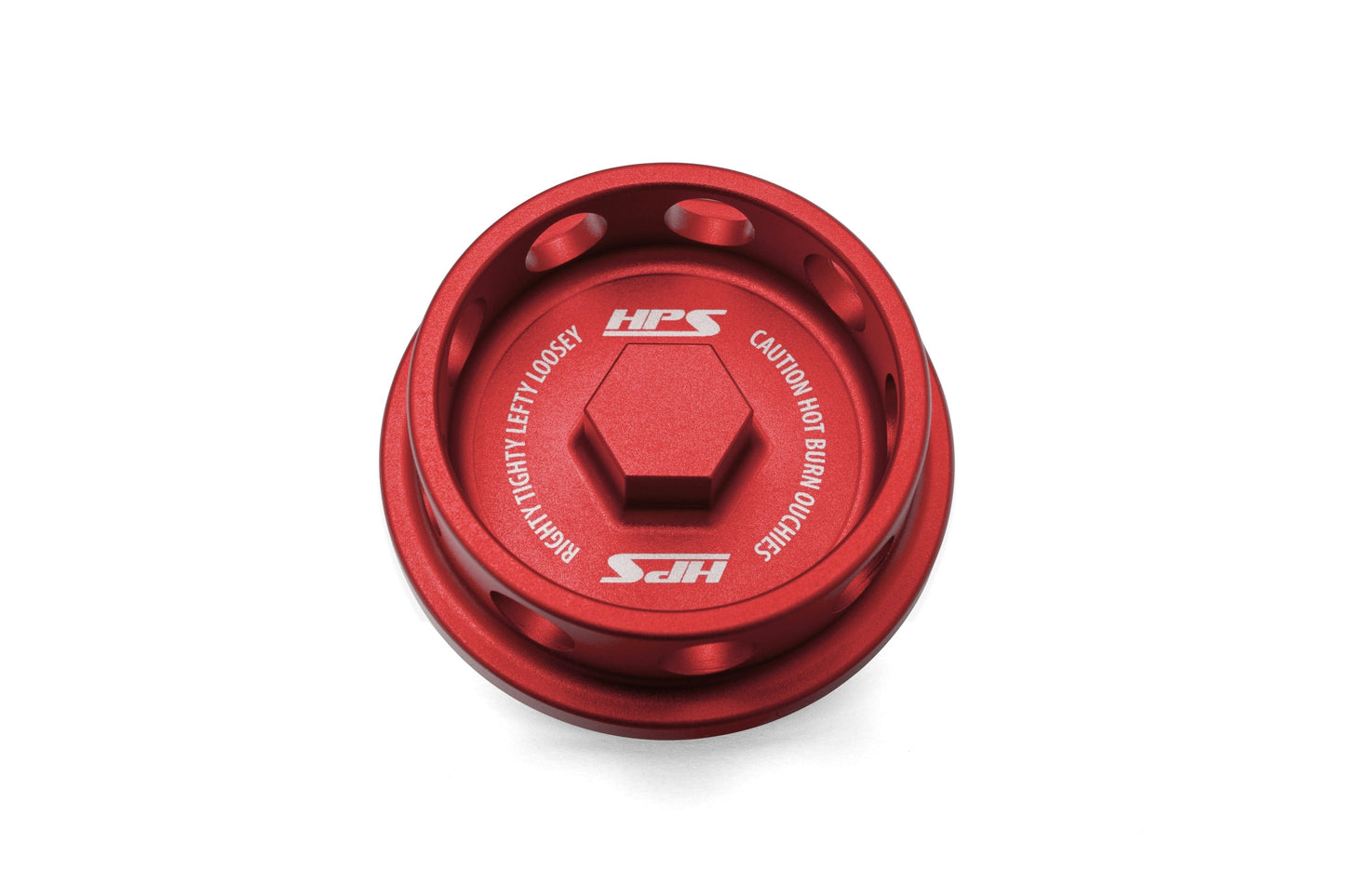 HPS Performance Billet Aluminum Engine Oil Cap Honda Accord, Red, 5269-104R