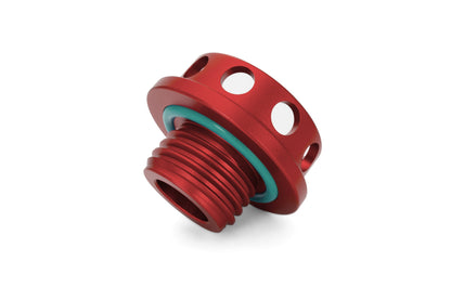 HPS Performance Billet Aluminum Engine Oil Cap Honda Accord, Red, 5269-104R