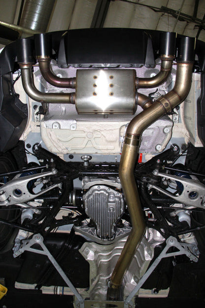 Dinan 16-18 BMW M2 (F87) Free Flow Axleback Exhaust System - Black Tips