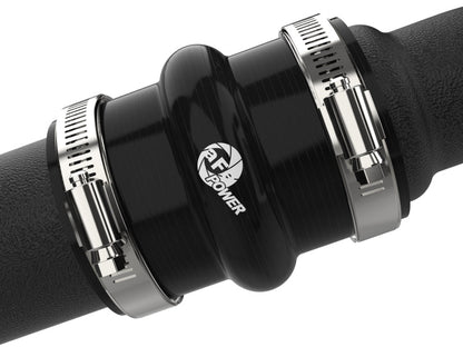 aFe BladeRunner Aluminum Hot and Cold Charge Pipe Kit Black Ford F-150 24-26 V6-2.7L (tt)