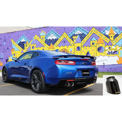 Corsa 2016 Chevrolet Camaro SS 6.2L V8 2.75in Black Xtreme Axle-Back Exhaust