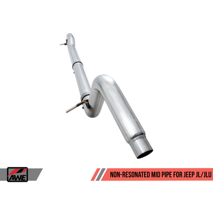 AWE Tuning 2018+ Jeep Wrangler JL/JLU 3.6L Non-Resonated Mid Pipe