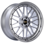 BBS LM 19x8.5 5x130 ET50 Diamond Silver Center Diamond Cut Lip Wheel - 71.6CB