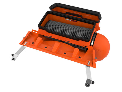 aFe Magnum FORCE Stage2 Orange Edition Cold Air Intake System w/Pro 5R - 2021-2023 RAM 1500 TRX V8-6.2L
