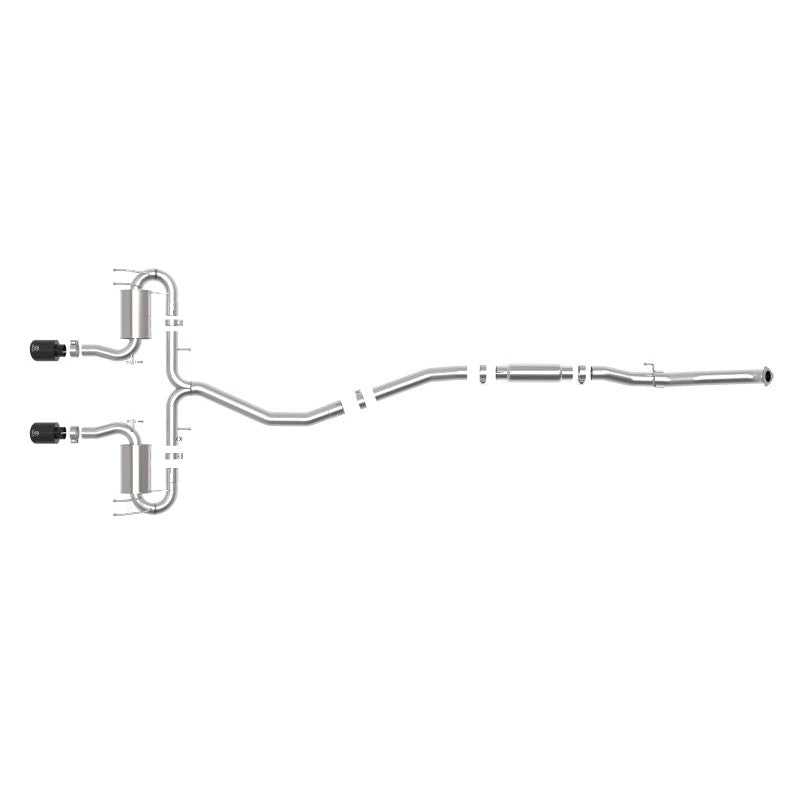aFe Takeda 3in 304 SS Cat-Back Exhaust System w/Black Tips 17-20 Honda Civic Sport L4-1.5L (t)