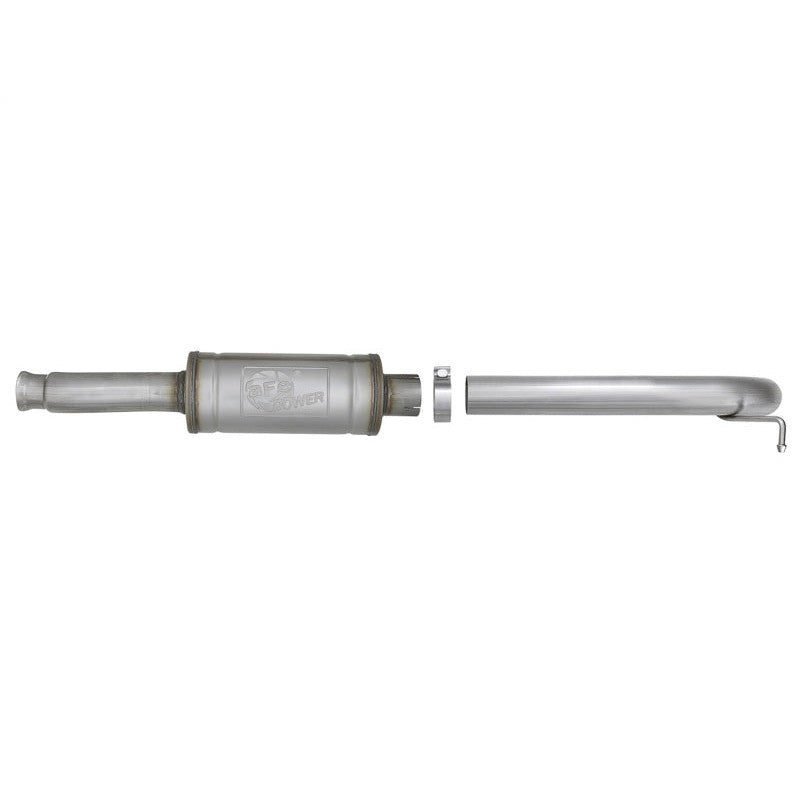 aFe Rock Duster 3in 409 SS Cat-Back Turn-Down Exhaust 2018+ Jeep Wrangler (JL) V6 3.6L