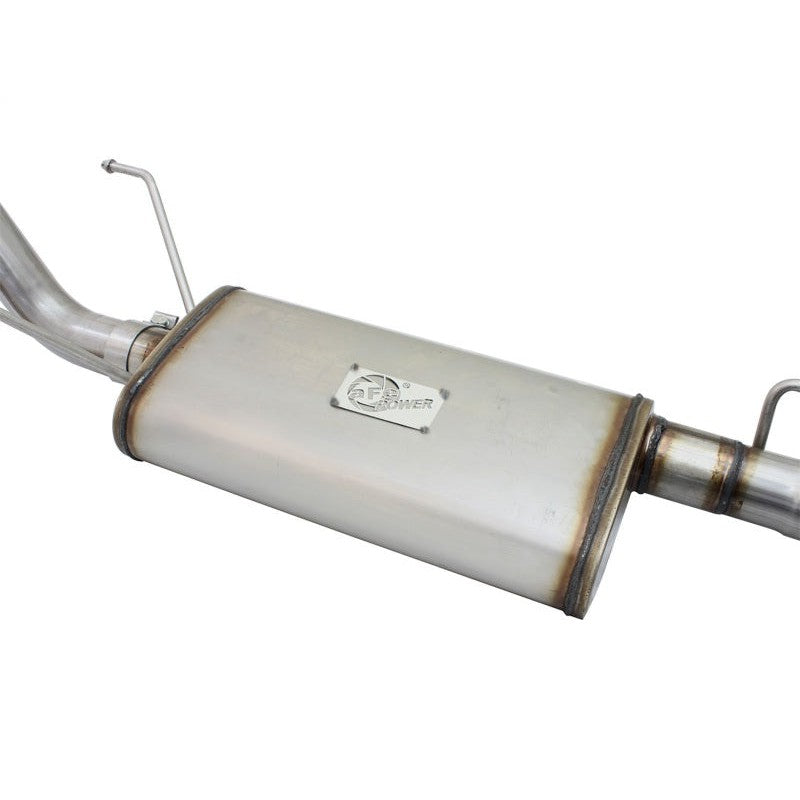 aFe MACH Force XP 2.5in Cat-Back Stainless Steel Exhaust System w/Black Tip Toyota Tacoma 13-14 2.7L
