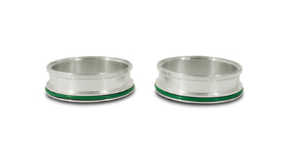 Vibrant HD Aluminum Weld Ferrules w/ O-Rings for 2in OD Tubing - Sold in Pairs