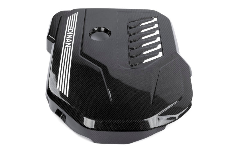 Dinan 19-26 BMW B58D (G01/G02/G20/G22/G23/G26/G42) Gloss Carbon Fiber Engine Cover w/Matte Accents