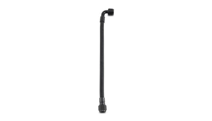 Vibrant -6 AN PTFE Hose Assy Female fittings Straight/90 (24in long)