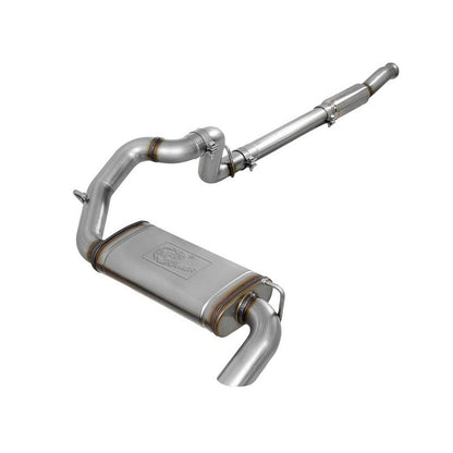 aFe MACHForce XP 18-20 Jeep Wrangler (JL) L4-2.0L (t) 3in 409 SS Cat-Back Hi-Tuck Exhaust