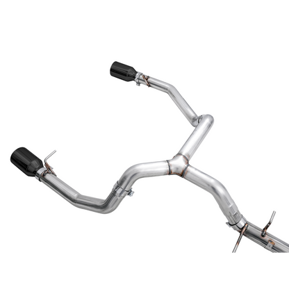 AWE Tuning 4th Gen GM 1500 5.3L 0FG Catback Split Rear Exit (Flat Bumper) - Dual Diamond Tips