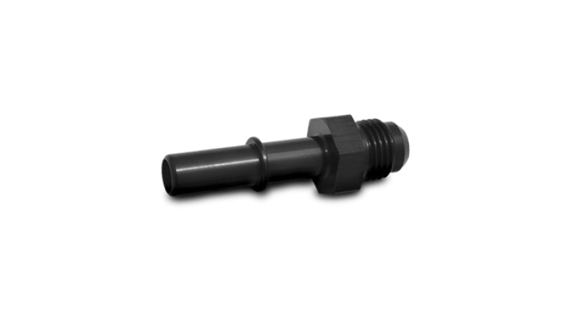 Vibrant -8AN to 5/16in Quick Connect Push On EFI Adapter Fitting - Black